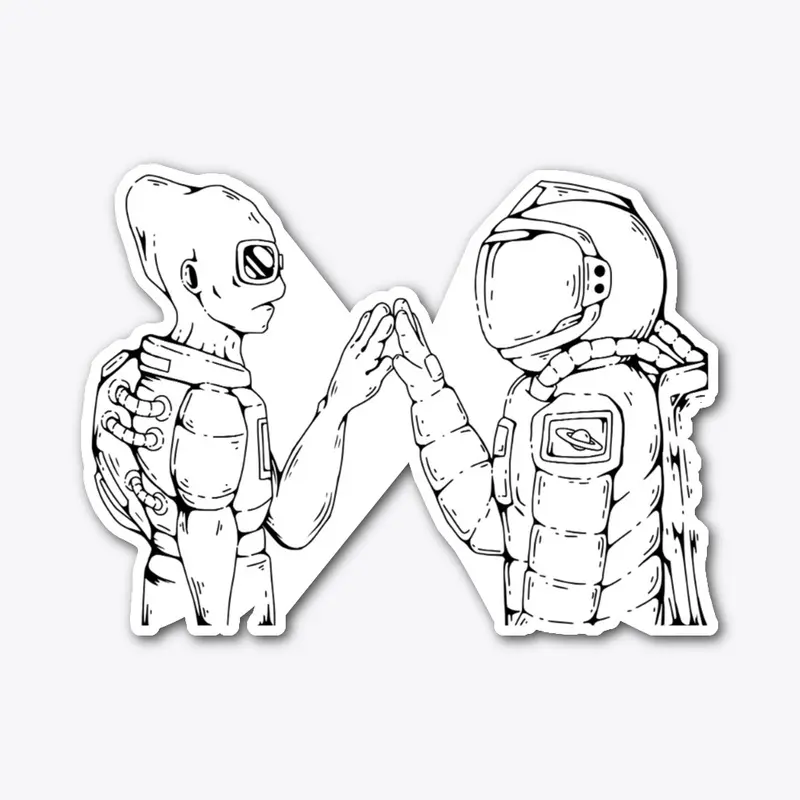 Interstellar Encounters:Alien&Astronaut 